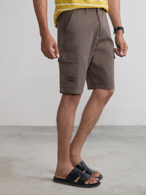 Slim Fit Cotton Shorts