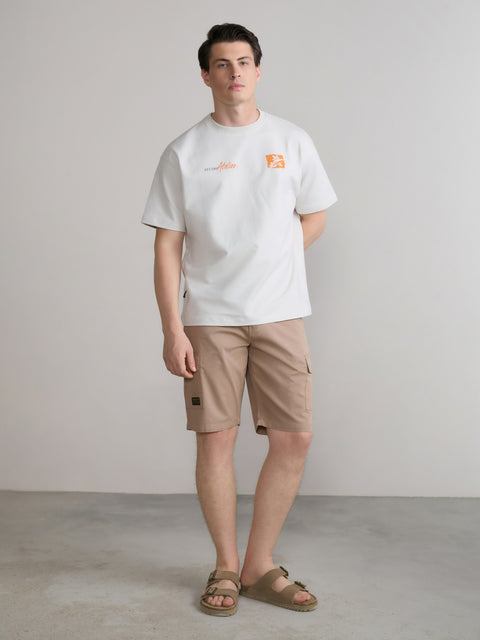 Slim Fit Cotton Shorts