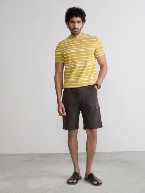 Slim Fit Cotton Shorts