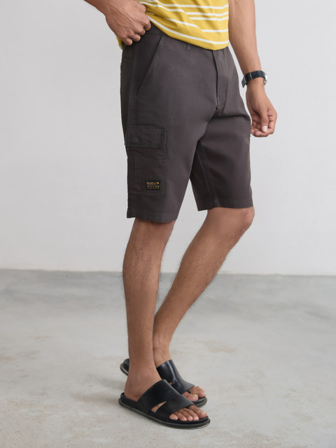 Slim Fit Cotton Shorts