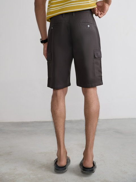 Slim Fit Cotton Shorts