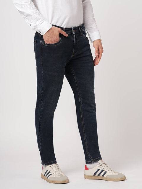 ANKLE FIT DARK BLUE CLASSIC POCKET DENIM - Jeans - 251010842