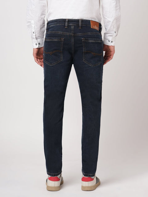 ANKLE FIT DARK BLUE CLASSIC POCKET DENIM - Jeans - 251010842