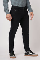 ANKLE FIT DARK BLUE KNITTED DENIM - Jeans - 251110899