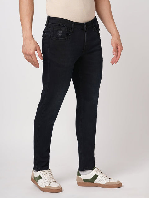 ANKLE FIT DARK GREY KNITTED DENIM - Jeans - 250910703