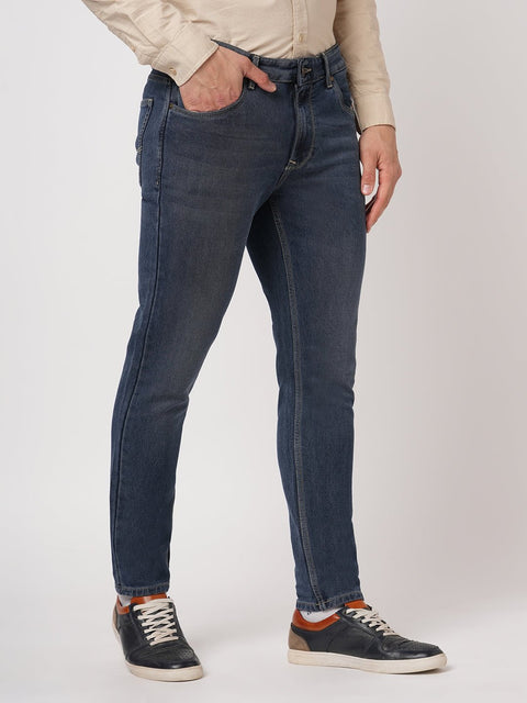 ANKLE FIT TINTED KNITTED DENIM - Jeans - 250910688