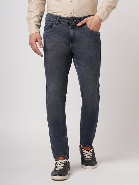 ANKLE FIT TINTED KNITTED DENIM - Jeans - 250910688