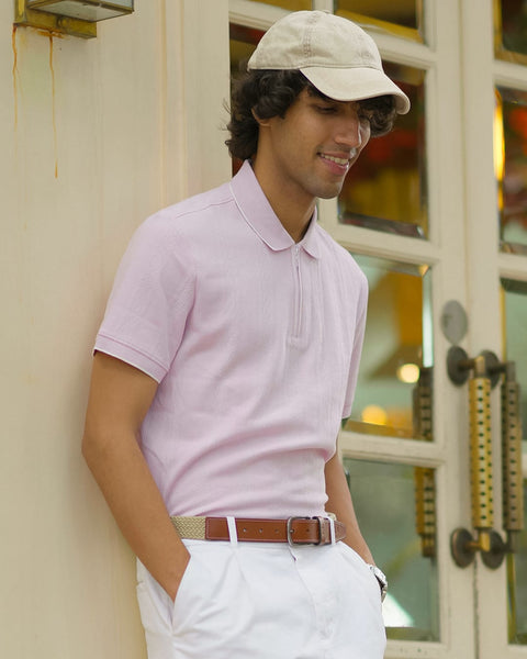AUREL Lilac POLO - T shirts - 2411301006