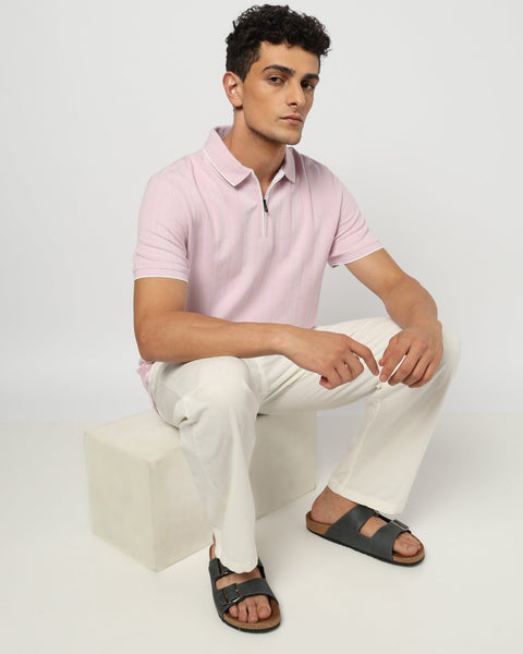 AUREL Lilac POLO - T-Shirt - 2411301006
