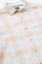 Beige Checks Casual Shirt - Shirt - 240427502