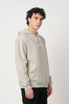 BEIGE FLEECE PULLOVER HOODIE - Sweatshirt - 250960107