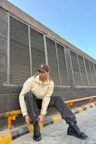 BEIGE FLEECE PULLOVER HOODIE - Sweatshirt - 250960107