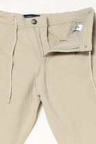 BEIGE PLAIN PLEATED MENS TROUSER - Trousers - 250740531