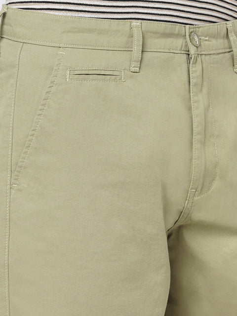 BEIGE REULAR FIT SHORTS - Shorts - 251050011