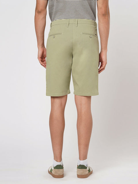 BEIGE REULAR FIT SHORTS - Shorts - 251050011