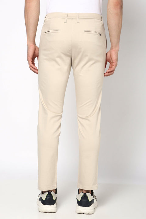 Beige Traveller Fit Trouser - Trousers - 241041377