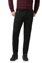 BLACK ANKLE FIT KNITTED JEANS - Jeans - 250510202