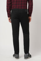 BLACK ANKLE FIT KNITTED JEANS - Jeans - 250510202