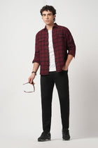 BLACK ANKLE FIT KNITTED JEANS - Jeans - 250510202