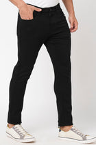 Black Ankle Fit Trousers - Trousers - 230840533