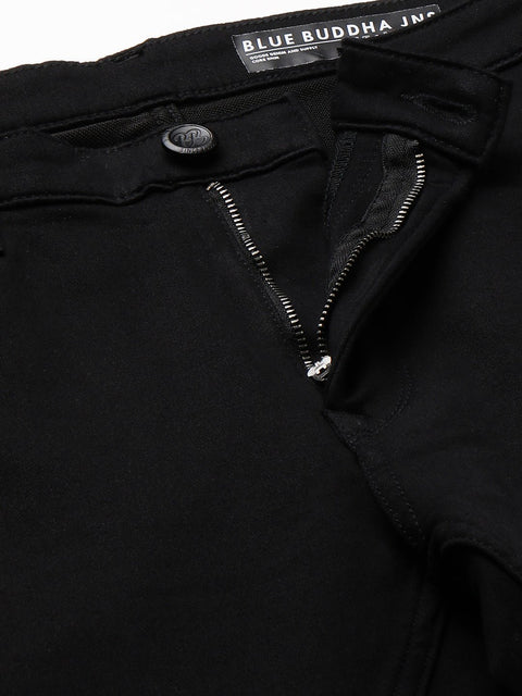 Black Ankle Fit Trousers - Trousers - 230840533