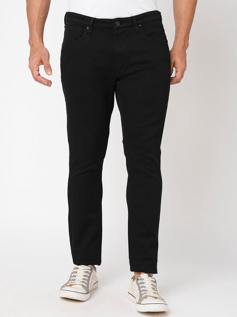 Black Ankle Fit Trousers - Trousers - 230840533