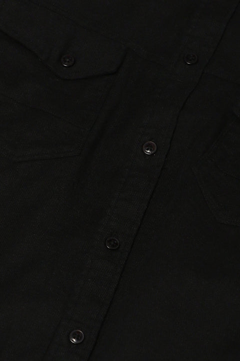 Black Double Pocket Shirt - Shirt - 241129597