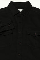 Black Double Pocket Utility Shirt - Shirts - 241229974