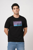 BLACK GRAPHIC SINGLE JERSEY T SHIRT - T Shirt - 250930902