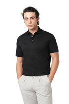 BLACK MERCERISED POLO - T Shirt - 250830710