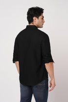 BLACK OXFORD PLAIN SHIRT-Shirt - 251033525
