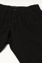 BLACK PLAIN PLEATED MENS TROUSER - Trousers - 250740536