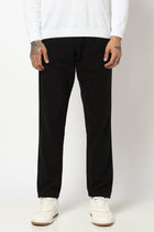 BLACK PLAIN PLEATED MENS TROUSER - Trousers - 250740536