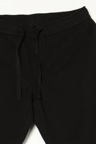 BLACK PLAIN TRAVELLER FIT COTTON TROUSER - Trousers - 250840884