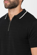 Black Polo Cotton T-Shirt - T-Shirt - 230760102