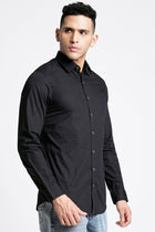 Black Printed Cotton Shirt - Shirt - 230524788