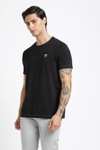 Black Printed Cotton T-Shirt - T-Shirt - 231131070