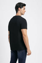 Black Printed Cotton T-Shirt - T-Shirt - 231131052