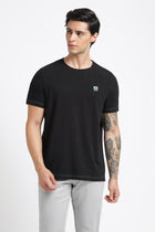 Black Printed Cotton T-Shirt - T-Shirt - 231131070