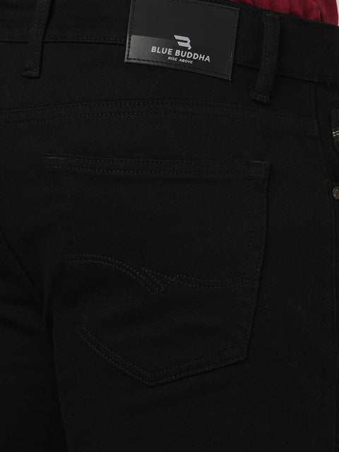 BLACK RAW ANKLE FIT TWILL DENIM - Jeans - 251010872