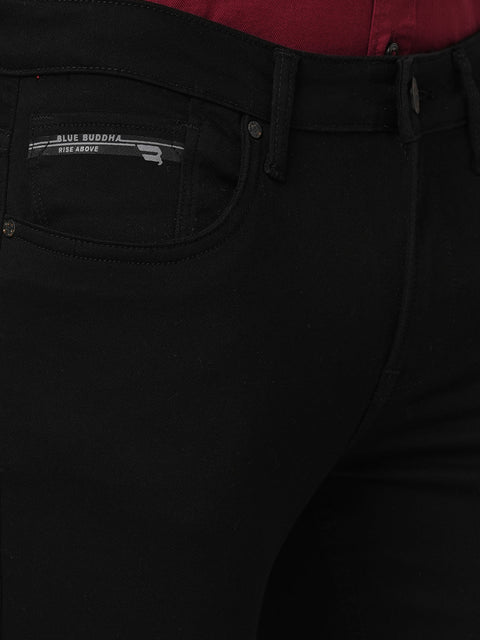 BLACK RAW ANKLE FIT TWILL DENIM - Jeans - 251010872