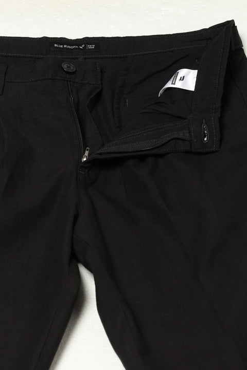 BLACK REALXED FIT TRAVELLER PANTS - Trousers - 250740725