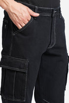 Black Relax Fit Cargo Pants - Cargo - 240110096