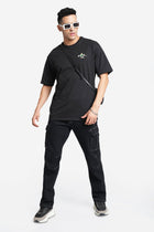 Black Relax Fit Cargo Pants - Cargo - 240110096