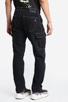 Black Relax Fit Cargo Pants - Cargo - 240110096