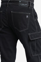 Black Relax Fit Cargo Pants - Cargo - 240110096