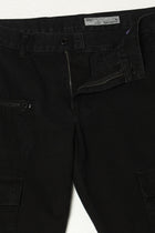 Black Relaxed Fit Cargo - Jeans - 