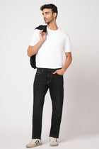 BLACK RELAXED FIT TWILL DENIM - Jeans - 251211005