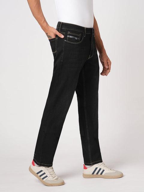 BLACK RELAXED FIT TWILL DENIM - Jeans - 251211005