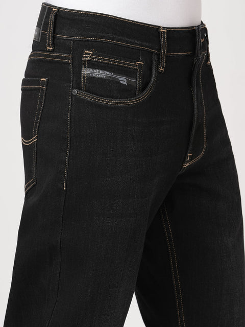 BLACK RELAXED FIT TWILL DENIM - Jeans - 251211005